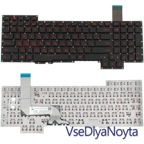 Клавіатури Клавиатуры ^/--/^ Клавиатура для ноутбука ASUS (G /--/ 751 series) rus, black, без фрейма ^_^^^ Клавіатура для ноутбука ASUS (G /--/ 751 series) rus, black, без фрейму - фото фото фото