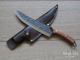Кухонні ножи, ножниці, точилки Кухонные ножи, ножницы, точилки ^/--/^ Багатофункціональний ніж Satori Knife 29 /--/ см,Обвалювальний ніж мясника Саторі для роботи з м&amp;apos;ясом,рибою,нарізки зелені,овочів  в чехлі з екошкіри ^_^^^ Многофункциональный чем Satori Knife 29 /--/ см, Обвалочный чем мясника Сатори для работы с мясом,рыбой, нарезки зеленые,овощей в чехле из экогиры - фото фото фото