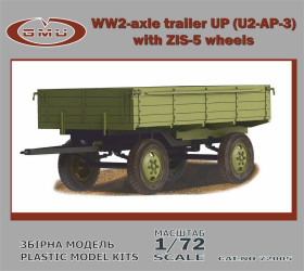 : : ^/--/^ GMU 72005 Двухосный прицеп У /--/ 2-АП-3 с колесами ЗиС-5, 1/72 ^_^^^ GMU 72005 Двовісний причіп У /--/ 2-АП-3 з колесами ЗіС-5, 1/72 - фото фото фото