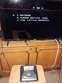 Sega Sega ^/--/^ картридж на Sega Mega Drive 2 сборник игр Batman/Super Batletank/Mermaid ^_^^^ Sega Mega Drive 2 збірник ігор Batman/Super Batletank/Mermaid - фото фото фото
