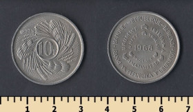 Інші країни Другие страны ^/--/^ Бурунди 10 франков 1968 ^_^^^ Бурунді 10 франків 1968 - фото фото фото