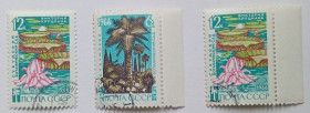 СРСР - СССР - ^/--/^ СССР 1966 Сухумский ботанический сад, гашеные (V) ^_^^^ СРСР 1966 Сухумський боий сад, гашені (V) - фото фото фото