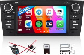 Автомагнітоли Автомагнитолы ^/--/^ Автомобільне радіо для BMW з Carplay Android Auto, 7-дюймовий сенсорний екран з GPS-навігацією Bluetooth FM RDS USB SWC ^_^^^ Автомобильное радио для BMW с Carplay Android Auto, 7-дюймовый сенсорный экран с GPS-навигацией Bluetooth FM RDS USB SWC - фото фото фото