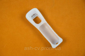 Комплектуючі Комплектующие ^/--/^ Чохол, для, джойстика, Nintendo Wii, RVL-003, White, Silicone ^_^^^ Чехол, для, джойстика, Nintendo Wii, RVL-003, White, Silicone - фото фото фото