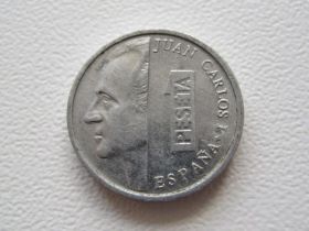 Іспанія Испания ^/--/^ Испания 1 песета 1992 года 22536 ^_^^^ Іспанія 1 песета 1992 року 22536 - фото фото фото