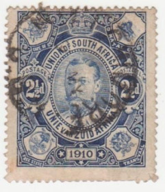 Інші країни Другие страны ^/--/^ Южная Африка  1910 г..№ 1 а  гашеная ^_^^^ Південна Африка 1910 р. No 1 а гашена - фото фото фото