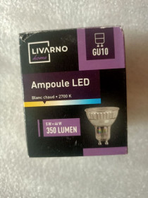 Лампи, лампочки Лампы, лампочки ^/--/^ Led лампа livarno home gu /--/ 10 вт 2700 /--/ k 5=46 w     (тільки одна штука) 8177 ^_^^^ Led лампа livarno home gu /--/ 10 вт 2700 /--/ k 5=46 w (только одна штука) 0149 - фото фото фото