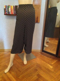 Штани Брюки ^/--/^ Укорочені брюки - кюлоти бренду bonmarche, р. 60-62 ^_^^^ Укороченные брюки - кюлоты бренда bonmarche, р. 60-62 - фото фото фото