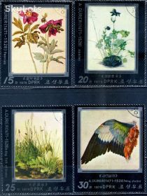 Мистецтво Искусство ^/--/^ КНДР. Дюрер  (серия+ блока+ м/л) 1979 г. ^_^^^ КНДР. Дюрер (серія + блоку + м/л) 1979 - фото фото фото