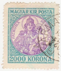 Угорщина Венгрия ^/--/^ Венгрия  1923 г. № 406 гашеная ^_^^^ Угорщина 1923 р. No 406 гашена - фото фото фото