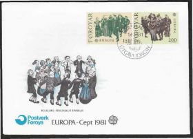 Європа Европа ^/--/^ Фарерские о-ва 1981 ЕВРОПА НАЦИОНАЛЬНЫЕ ТАНЦЫ НАРОДНЫЕ КОСТЮМЫ МУЗЫКА ЭТНОГРАФИЯ КПД 63-64 $6.94 ^_^^^ Фарерські острови 1981 ЄВРОПА НАЦІОНАЛЬНІ ТАНЦІ НАРОДНІ КОСТЮМИ МУЗИКА ЕТНОГРАФІЯ КПД 63-64 - фото фото фото