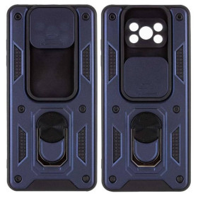 Чохли, бампера Чехлы, бампера ^/--/^ Чохол Fiji Camera Defence для Xiaomi Poco X /--/ 3 бампер із захистом камери та підставкою Dark Blue ^_^^^ Чехол Fiji Camera Defence для Xiaomi Poco X /--/ 3 бампер с защитой камеры и подставкой Dark Blue - фото фото фото