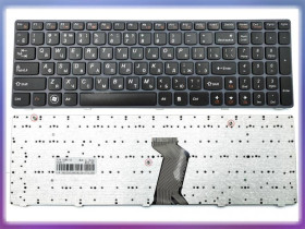 Клавіатури Клавиатуры ^/--/^ Клавиатура для LENOVO IdeaPad Z /--/ 580, G /--/ 580, G /--/ 585, Z /--/ 580 /--/ A, Z /--/ 585 (RU Black, серая рамка) ^_^^^ Клавіатура для LENOVO IdeaPad Z /--/ 580, G /--/ 580, G /--/ 585, Z /--/ 580 /--/ A, Z /--/ 585 (RU Black, сіра рамка) - фото фото фото