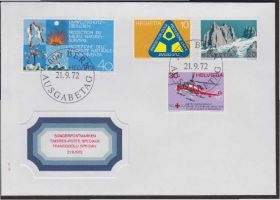 Європа Европа ^/--/^ Швейцария 1972 ДИКАЯ ПРИРОДА ПТИЦЫ РЫБЫ КОСТЁР ГОРЫ ВЕРТОЛЁТ ТРАНСПОРТ ПДД КПД Mi.975-978 ^_^^^ Швейцарія 1972 ДІКА ПРИРОДУ ПТІЦІ РИБИ КОСТЕР ГОРИ ВЕРТОЛЕТ ТРАНСПОРТ ПІДД ККД Mi.975-978 - фото фото фото