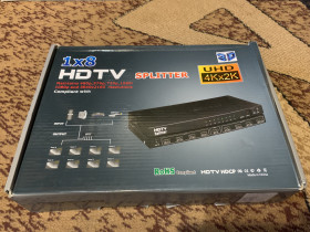 Кабелі та перехідники Кабели и переходники ^/--/^ Активний HDMI сплітер 1 на 8 портів 4 /--/ K мультимедійний адаптер для відеонагляду і офісів відеопроектор BUV ^_^^^ Активный HDMI сплитер 1 на 8 портов 4 /--/ K мультимедийный адаптер для видеонадзора и офисов видеопроектор BUV - фото фото фото