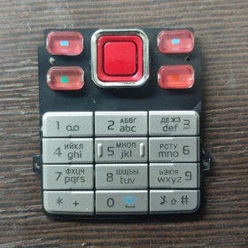 Клавіатури, клавіатурні модулі Клавиатуры, клавиатурные модули ^/--/^ Nokia 6300 клавиатура red ^_^^^ Nokia 6300 клавіатура red - фото фото фото