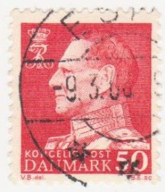 Балтійські країни Балтийские страны ^/--/^ Дания   1965 г. №  433 А гашеная ^_^^^ Данія 1965 р. No 433 А гашена - фото фото фото