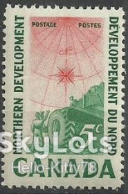 Північна Америка Северная Америка ^/--/^ Канада 1961 Север Mi 338 MNH ^_^^^ Канада 1961 Північ Mi 338 MNH - фото фото фото