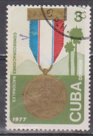 Острівні держави Островные государства ^/--/^ Куба 1977 орден - фото фото фото