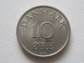 Данія Дания ^/--/^ Дания 10 эре 1958 года П /--/ 2-86 ^_^^^ Данія 10 ери 1958 П /--/ 2-86 - фото фото фото