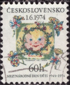 Чехословаччина Чехословакия ^/--/^ Чехословакия. День защиты детей  (серия) 1974 г. ^_^^^ Чехословаччина. День захисту дітей (1974) - фото фото фото