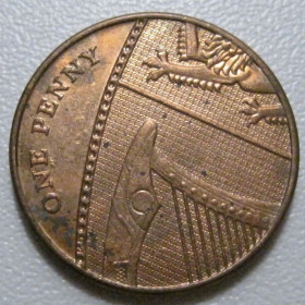 Єлизавета II (після ) Елизавета II (после ) ^/--/^ Велика Британія 1 пенні 2011 року 43259 ^_^^^ Великобритания 1 пенни 2011 года 43259 - фото фото фото