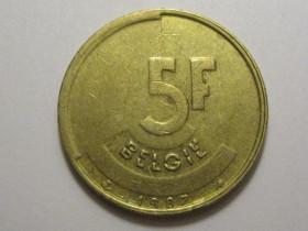Бельгія Бельгия ^/--/^ Бельгия 5 франков 1987 года BELGI 3 /--/ П /--/ 721 ^_^^^ Бельгія 5 франків 1987 року BELGI 3 /--/ П /--/ 721 - фото фото фото