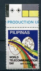 Освоєння космосу Освоение космоса ^/--/^ Филиппины Philippines World Telecommunications Day MNH ^_^^^ Філіппіни Philippines World Telecommunications Day MNH - фото фото фото