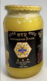 Мед Мед ^/--/^ Мед витриманий 3 роки  (степове різнотрав&amp;apos;я), 1200 г / 1.2 кг — Мед у Дім  (EcoDimOrganic) ^_^^^ Мед выдержан 3 года (степное разнотравье), 1200 г / 1.2 кг — Мед в Дом (EcoDimOrganic) - фото фото фото