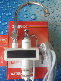 Крани, змішувачі Краны, смесители ^/--/^ Проточний водонагрівач Zerix ELW /--/ 22-E    (з індик. темп.) с шлангом и лейкой ^_^^^ Проточный водонагреватель Zerix ELW /--/ 22-E (с индик. темп.) с шлангом и лейкой - фото фото фото