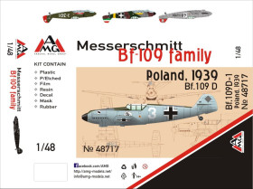 : : ^/--/^ AMG 48717 Messerschmitt Bf.109 /--/ D-1 (Polish Campaign of 1939), 1/48 - фото фото фото
