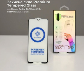 Плівки для екранів Пленки для экранов ^/--/^ Захисне скло Premium Tempered Glass для Xiaomi Redmi 9 /--/ A / Redmi 9 /--/ C / Redmi 10 /--/ A   (6.53&amp;apos;) Black ^_^^^ Защитное стекло Premium Tempered Glass для Xiaomi Redmi 9 /--/ A / Redmi 9 /--/ C / Redmi 10 /--/ A (6.53&amp;apos;) Black - фото фото фото