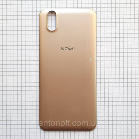 Інше  (Корпуса) Другое (Корпуса) ^/--/^ Задня кришка Nomi i /--/ 5710 Infinity X /--/ 1 для телефона з розборки Gold ^_^^^ Задняя крышка Nomi i /--/ 5710 Infinity X /--/ 1 для телефона из разборки Gold - фото фото фото