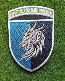 Інше Другое ^/--/^ Шеврон Украина  Celeritas, Accuratio, Imperium  (Дракон) № 2159 ^_^^^ Шеврон Украина Celeritas, Accuratio, Imperium (Дракон) No 2159 - фото фото фото