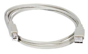 USB адаптери USB адаптеры ^/--/^ Кабель USB 2.0 AM/BM, белый, для периферии, 1.5 м ^_^^^ Кабель USB 2.0 AM/BM, білий, для периферії, 1.5 м - фото фото фото