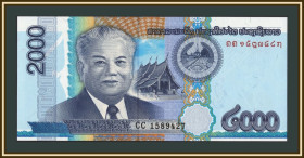 Лаос Лаос ^/--/^ Лаос 2000 кип 2011 P-41  (41 /--/ a) UNC ^_^^^ Лаос 2000 кип 2011 P-41 (41 /--/ a) UNC - фото фото фото
