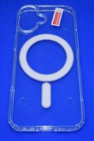 Чохли, бампера Чехлы, бампера ^/--/^ Чохол iPhone 17 MagSafe прозорий — посилений, в наявності, відправка сьогодні ^_^^^ Усиленный чехол (2-в-1) с MagSafe для iPhone 17 - фото фото фото