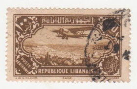 Ліван Ливан ^/--/^ Ливан  1930 г.№  196 гашеная ^_^^^ Ліван 1930 р. No 196 гашена - фото фото фото