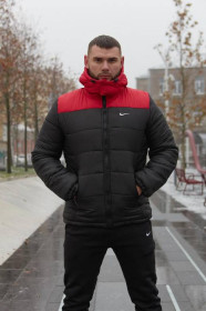 Куртки Куртки ^/--/^ Куртка зимняя мужская &amp;quot;Frost&amp;quot; Nike красно-черная XXL ^_^^^ Куртка зимова чоловіча &amp;quot;Frost &amp;quot; Nike червоно-чорна XXL - фото фото фото