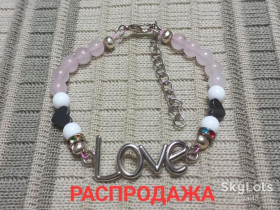 Браслети Браслеты ^/--/^ БРАСЛЕТ -   РОЗОВЫЙ КВАРЦ, АГАТ,ГЕМАТИТ, СТРАЗЫ -РУЧНАЯ РАБОТА. ^_^^^ БРАСЛІТ - РОЗОВИЙ КВАРЦ, АГАТ, ГЕМАТИТ, СТРАЗИ -РУЧНА РОБОТА. - фото фото фото
