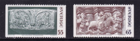 Скандинавія Скандинавия ^/--/^ Швеция  1971 г MNH  - искусство - ^_^^^ Швеція 1971 р. - мистецтво - - фото фото фото