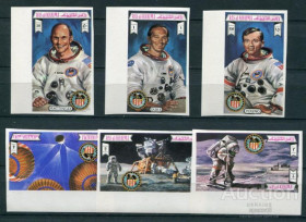 Освоєння космосу Освоение космоса ^/--/^ Рас эль Хайма Ras al Khaima Space  1972  Mi 738-743 /--/ B Apollo 16 MNH Cv 9 ^_^^^ Рас ель Хайма Ras al Khaima Space 1972 Mi 738-743 /--/ B Apollo 16 MNH Cv 9 - фото фото фото