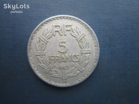 Франція Франция ^/--/^ Монета 5 франків Франція 1947 ^_^^^ Монета 5 франков Франция 1947 - фото фото фото