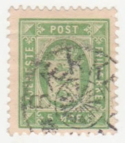 Скандинавія Скандинавия ^/--/^ Дания 1902  г..№ 9 гашеная ^_^^^ Данія 1902 р. No 9 гашена - фото фото фото