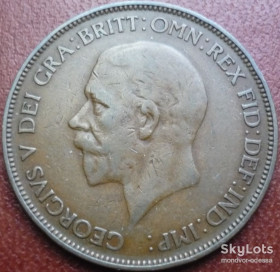 Георг V (-) Георг V (-) ^/--/^ Великобритания 1 пенни 1935  KM#838 маленькая голова  11/03 /--/ в /--/ 00 ^_^^^ Велика Британія 1 пенні 1935 KM#838 маленька голова 11/03 /--/ в /--/ 00 - фото фото фото