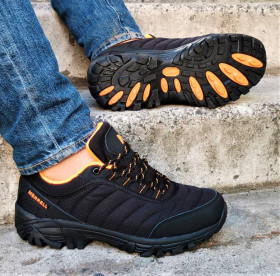 Кросівки Кроссовки ^/--/^ Кросівки MERRELL ТЕРМО Gore-Tex Чоловічі Чорні з Жовтогарячим Мерелл (наявність розмірів в описі) ^_^^^ Кроссовки MERRELL ТЕРМО Gore-Tex Мужские Черные с Желтогорячим Мерелл (наличие размеров в описании) - фото фото фото