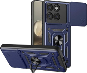 Чохли, бампера Чехлы, бампера ^/--/^ Чохол Fiji Camera Defence для Motorola Edge 60 Pro бампер із захистом камери та підставкою Dark Blue ^_^^^ Чехол Fiji Camera Defence для Motorola Edge 60 Pro бампер с защитой камеры и подставкой Dark Blue - фото фото фото