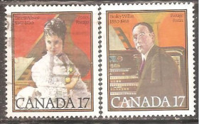 Північна Америка Северная Америка ^/--/^ Канада 1980 Sc.860-61 гаш. ПОЛНАЯ серия ^_^^^ Канада 1980 Sc.860-61 гаш. Повна серія - фото фото фото