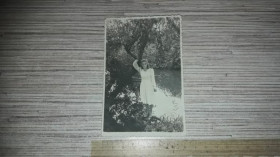 Листи, фото Письма, фото ^/--/^ Фотокарточка Девушка в платье Советский быт. 1950-е ^_^^^ Фотокартка Дівчина в сукні Радянський побут. 1950-ті - фото фото фото