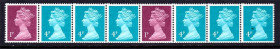 Великобританія Великобритания ^/--/^ Великобритания  1971 - 1981 г MNH - HM QE-II -  стандарт - сцепка ^_^^^ Великобританія 1971 - 1981 р MNH - HM QE-II - стандарт - зчіпка - фото фото фото